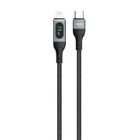 Dudao kabel USB Typ C - Lightning szybkie ładowanie PD 20W 1m czarny (L7MaxL)