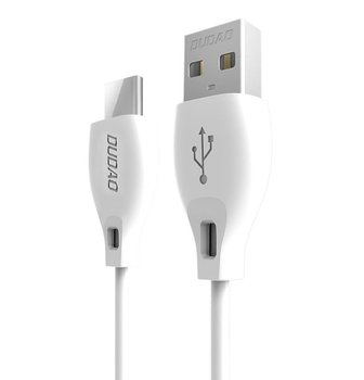 Dudao przewód kabel USB Typ C 2.1A 2m biały (L4T 2m white) - Dudao