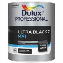DULUX PROFESSIONAL FARBA LATEKSOWA ULTRA BLACK 7 CZARNA 1L MAT Inny producent