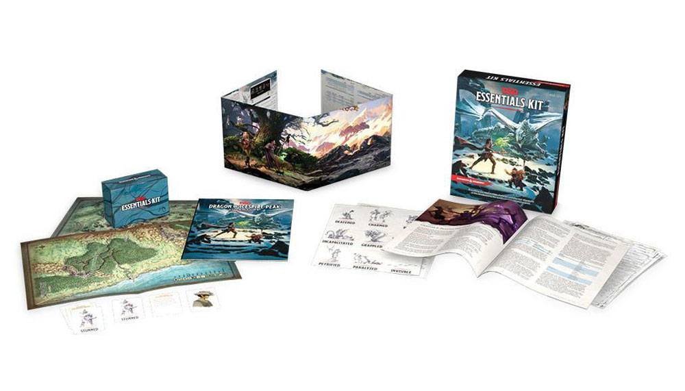 Zdjęcia - Gra planszowa Wizards of the Coast Dungeons and Dragons 5.0 Essentials Kit Boxed Set , gra pla (ed. Angielska)