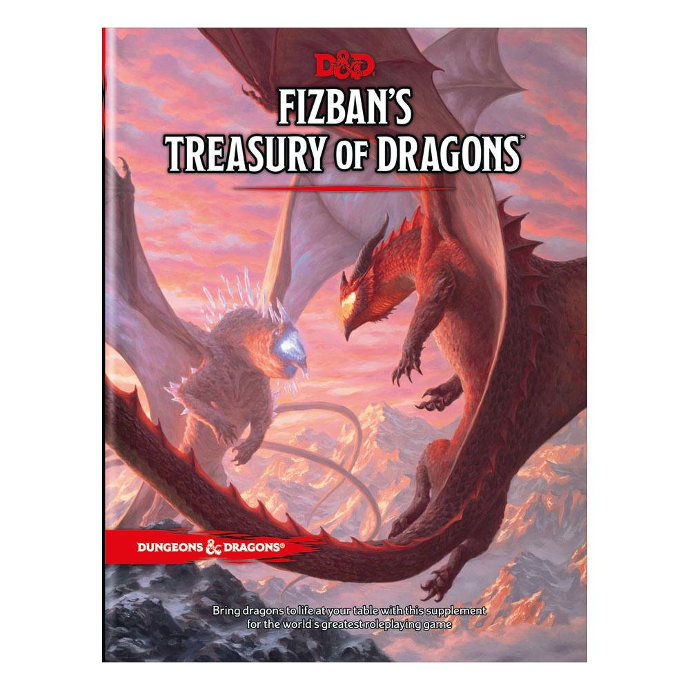 Dungeons and Dragons 5.0 Fizbans Treasury of Dragons (ed. Angielska), gra planszowa, Wizards of the Coast