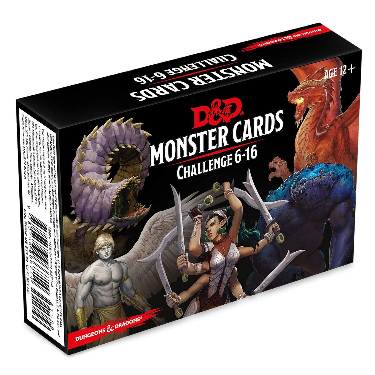 Dungeons and Dragons 5.0 Monster Cards -Challenge 6-16 LVL (ed. Angielska)