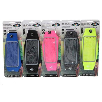 Dunlop - Pasek sportowy na smartfona elektronike 51-71 cm (różowy) - Forcetop