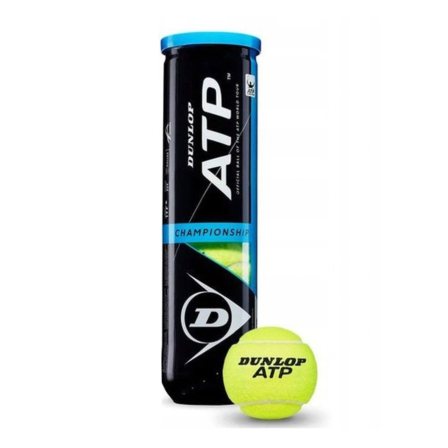 Фото - М'яч для тенісу й сквошу Dunlop , Piłka tenisowa, ATP Championship, żółty, 4 szt. 