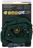Dunlop, Zapięcie Rowerowe Łańcuch Na Szyfr 120 cm , Zielony Dunlop