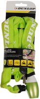 Dunlop, Zapięcie Rowerowe Łańcuch Na Zamek 120 cm , Zielony Dunlop