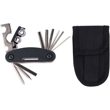 Dunlop, Zestaw narzędzi rowerowych, 15 funkcji w etui - Dunlop