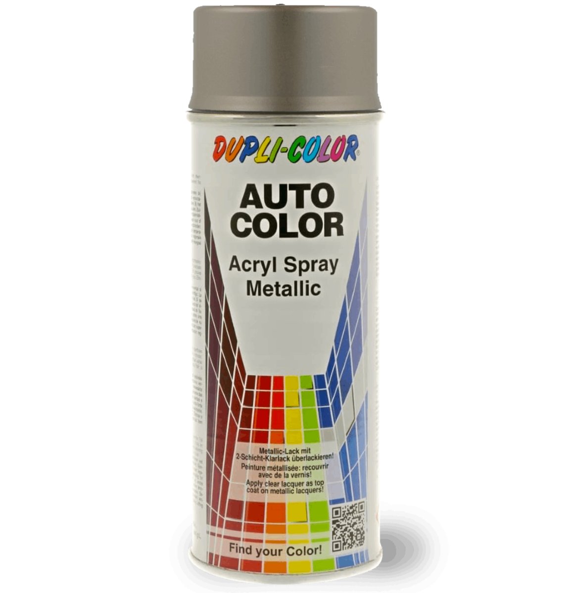 0210 Color Code Dupli-Color 10-0210 Spray 400ml Stalowy Metalik STEEL MET. - Dupli ...