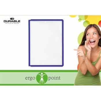 Durable Panel informacyjny Sherpa® A4 1 szt., Kolor: Czerwony - DURABLE