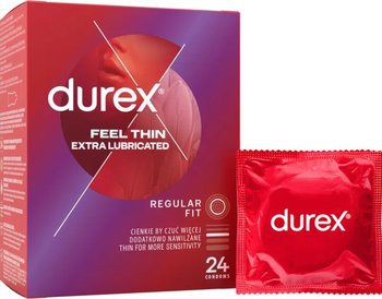 DUREX Feel Thin Extra Lubricated 24 szt - Durex