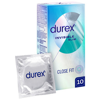 Durex Invisible close fit prezerwatywy dopasowane, Wyrób medyczny, 10szt - Durex