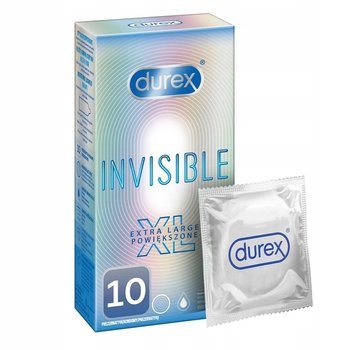 Durex Invisible extra large prezerwatywy powiększone, Wyrób medyczny, 10szt - Durex