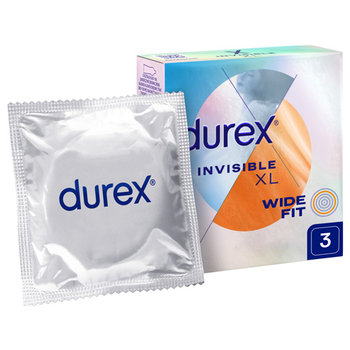 Durex Invisible extra large prezerwatywy powiększone, Wyrób medyczny, 3szt - Durex