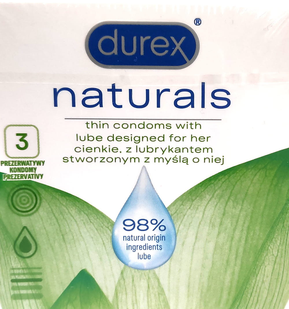 Durex Naturals Prezerwatywy Cienkie 3 Szt Sklep Empik Com