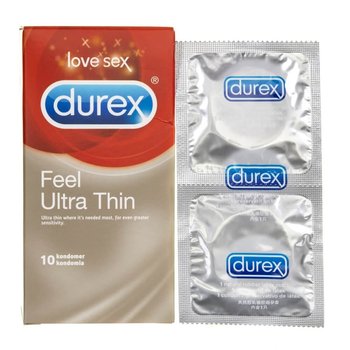 Durex, prezerwatywy Feel Ultra Thin, Wyrób medyczny, 10 szt. - Durex