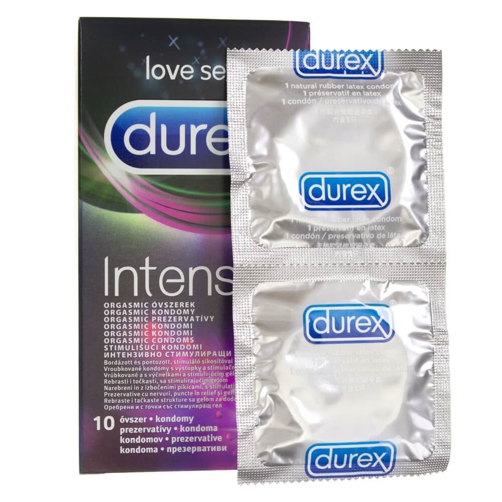 Durex, prezerwatywy Intense Orgasmic, Wyrób medyczny, 10 szt.