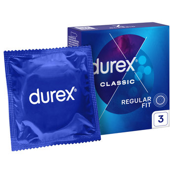 Durex, prezerwatywy klasyczne Classic, Wyrób medyczny, 3 szt. - Durex