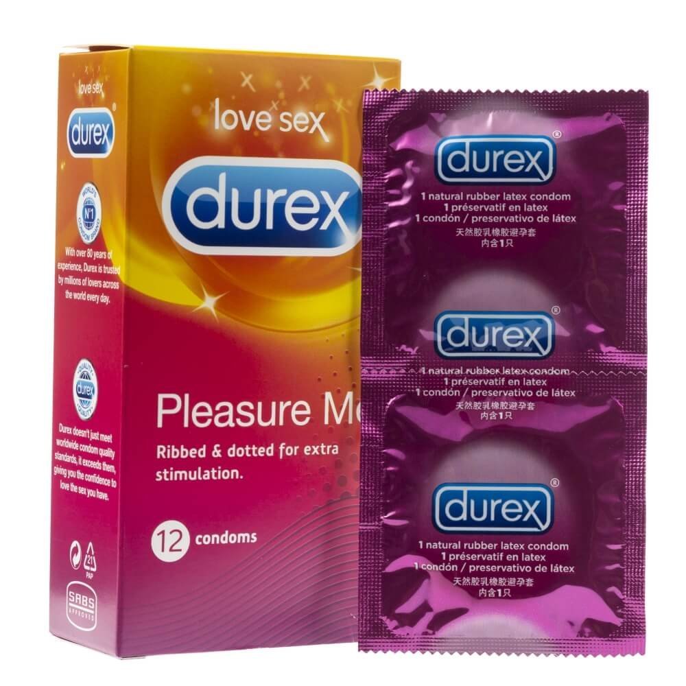 Durex, prezerwatywy Pleasure Me, Wyrób medyczny, 12 szt.