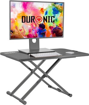 Duronic DM05D24 Nakładka biurko stojąco - siedzące | regulacja wysokości | biurko do pracy stojącej - Duronic