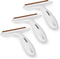 Duronic MFS3 Ręczna golarka do ubrań, tapicerki, zasłon i innych | usuwanie sierści z dywanów, zmechaceń z ubrań | łatwe czyszczenie (3 sztuki) | w pełni przenośna, wielokrotnego użytku, nie wymaga b