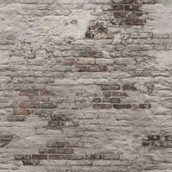 DUTCH WALLCOVERINGS Fototapeta Old Brick Wall, szara - DUTCH WALLCOVERINGS