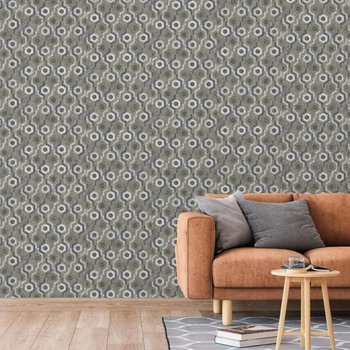 DUTCH WALLCOVERINGS Tapeta Galactic, srebrno-brązowa - DUTCH WALLCOVERINGS