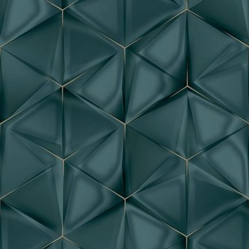 DUTCH WALLCOVERINGS Tapeta Onyx, zielona - DUTCH WALLCOVERINGS