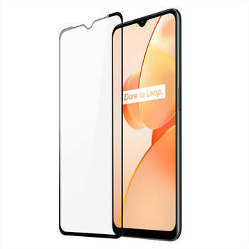 Dux Ducis 9D Tempered Glass Wytrzymałe Szkło Hartowane 9H Na Cały Ekran Z Ramką Realme C31 Czarny (Case Friendly) - Dux Ducis