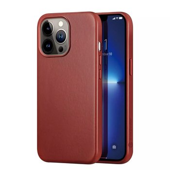 Dux Ducis Naples etui do iPhone 13 Pro skórzany pokrowiec (kompatybilny z MagSafe) czerwony - 4kom
