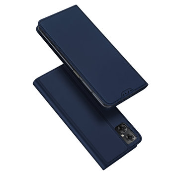Dux Ducis Skin Pro Etui Xiaomi Redmi Note 11E /Redmi 10 5G / Redmi 10 Prime+ 5G / Poco M4 5G Pokrowiec Z Klapką Portfel Na Kartę Podstawka Niebieskie - Dux Ducis
