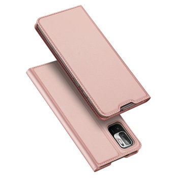Dux Ducis Skin Pro kabura etui pokrowiec z klapką Xiaomi Redmi Note 10 5G / Poco M3 Pro różowy - Dux Ducis