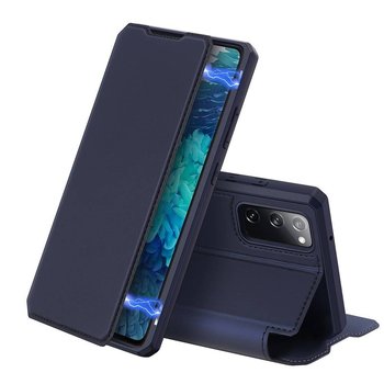 DUX DUCIS Skin X kabura etui pokrowiec z klapką Samsung Galaxy S20 FE 5G niebieski - Dux Ducis