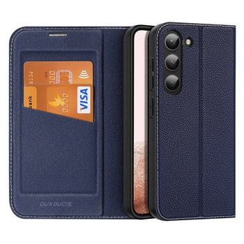 Dux Ducis Skin X2 etui Samsung Galaxy S23+ pokrowiec z klapką portfel podstawka niebieskie - Dux Ducis