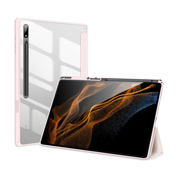 Dux Ducis Toby Pancerne Etui Z Klapką Smart Case Do Samsung Galaxy Tab S8 Ultra Z Uchwytem Na Rysik Różowy - Dux Ducis