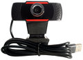DUXO WebCam-X22 czarno-czerwona kamera internetowa USB 1080p z mikrofonem - DUXO