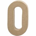 Duża cyfra "0", Papier Mache, 20,5 cm - Creativ Company