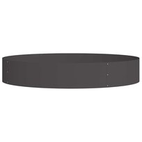 Duża Czarna Metalowa Donica Czarny Metal Duży