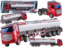 DUŻA DLA DZIECI CIĘŻARÓWKA  TIR Z PRZYCZEPĄ