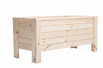 Duża Drewniana Donica Ogrodowa Wysoka Doniczka na taras balkon do ogrodu