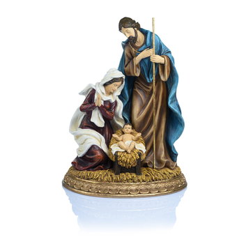 Duża Figura ŚWIĘTA RODZINA dekoracja bożonarodzeniowa Maryja + Św. Józef + Dzieciątko Jezus piękny PREZENT Boże Narodzenie  - Święte Miasto