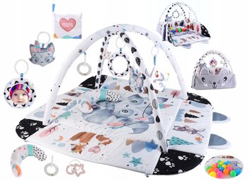 Duża Mata Edukacyjna Miękka Interaktywna Active Hobby 4w1 Książeczka Poduszka - Active Hobby