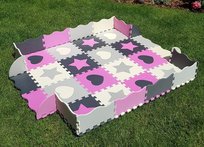 DUŻA MATA PIANKOWA 52 PUZZLE GRUBA XXL BEZPIECZNA