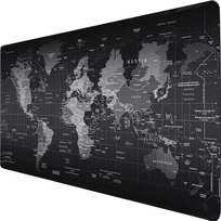 Duża Podkładka Pod Mysz 80X30 Mapa Świata Biurowa