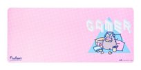 Duża podkładka pod myszkę gamingowa XXL Kot Pusheen Gamer różowa podkladka pod mysz 80x35 cm kot OEM