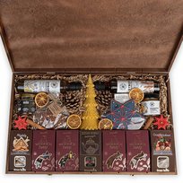 Duża SKRZYNIA prezentowa zestaw 16 produktów prezent na święta premium