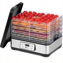 Duża Suszarka Do Grzybów Owoców Warzyw Mięs Żywności Timer Termoobieg Inox