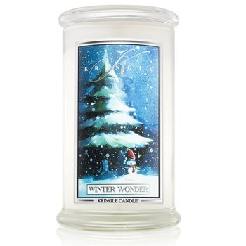 Duża świeca Winter Wonder Krin - Kringle Candle