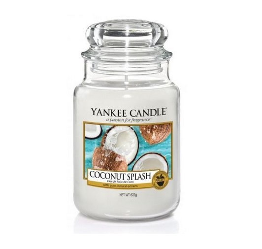 Duża świeczka zapachowa YANKEE CANDLE, Coconut Splash, 623 g