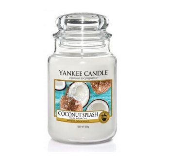 Duża świeczka zapachowa YANKEE CANDLE, Coconut Splash, 623 g - Yankee Candle