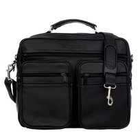 Duża Torba Męska Skórzana Kaletnik Osada Czarna